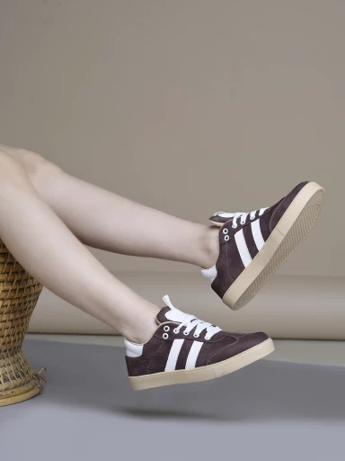 Stylestry Brown Smart Casual Shoes For Women & Girls
