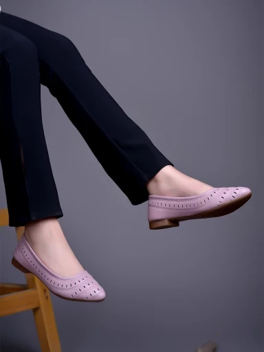 Stylestry Comfortable Mauve Bellies For Women & Girls