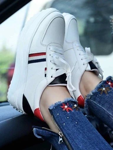 Stylestry Women & Girls White Sneakers