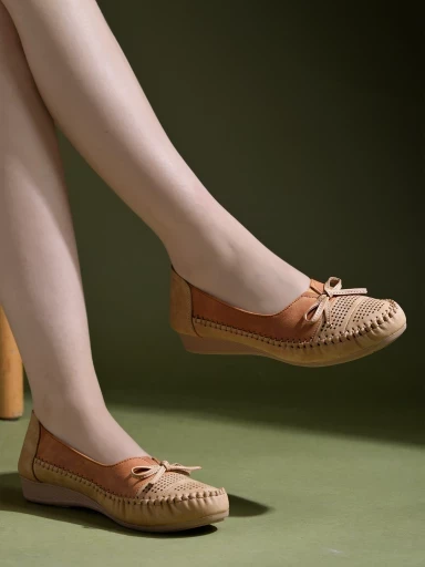 Stylestry Casual Beige Ballerinas For Women & Girls