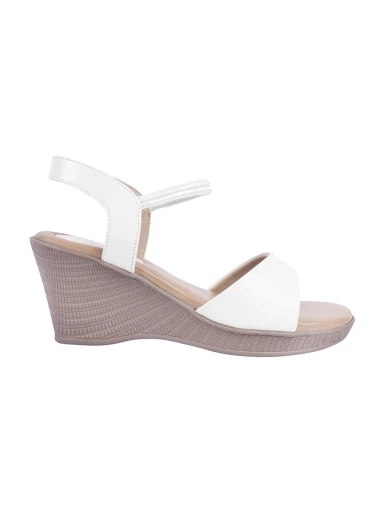 Shoetopia smart Casual White Wedges For Womne & Girls