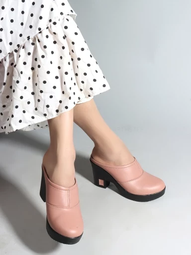 Stylestry Stylish Smart Casual Peach Pumps for Women & Girls