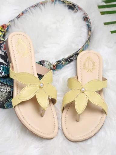 Stylestry Stylish Casual Yellow Flats For Women & Girls