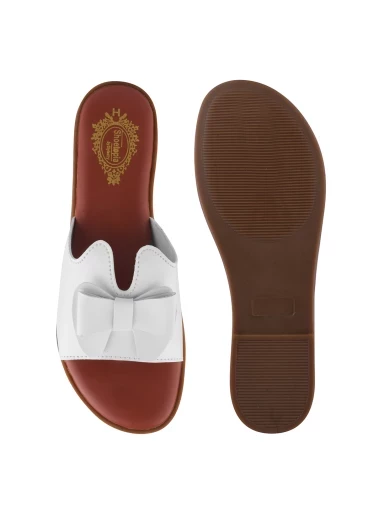 Stylestry Stylish Solid White Flats For Women