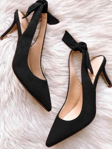 Womens black sales stilettos