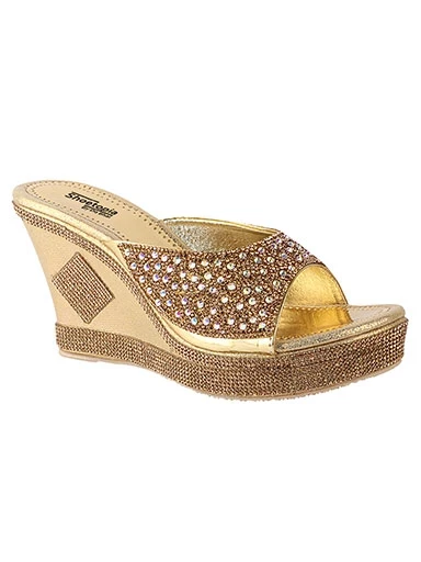 Buy Stepee Stylish Fancy Trendy and Comfortable Brown Heel Sandals for  Women & Girls - Wedges | Heeled | Sandals | Block heel | Casual | Formal  Online at Best Prices in India - JioMart.