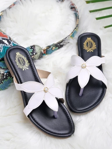stylestry casual white flat sandals for women