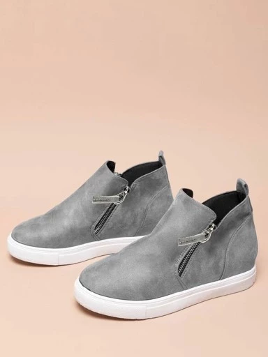 Stylestry Casual Comfotable Smart Casual Grey Sneakers For Women & Girls