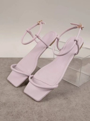 Shoetopia Women Mauve Flat Sandals