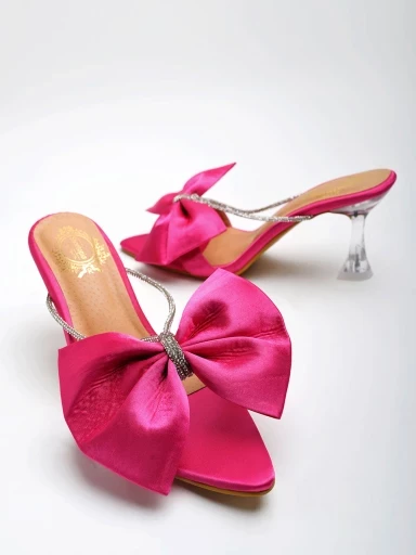 Stylestry Stylish Western Embellished Pink Heels For Women & Girls