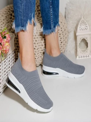 Stylestry Womens & Girls Grey Casual Walking/Running Shoes