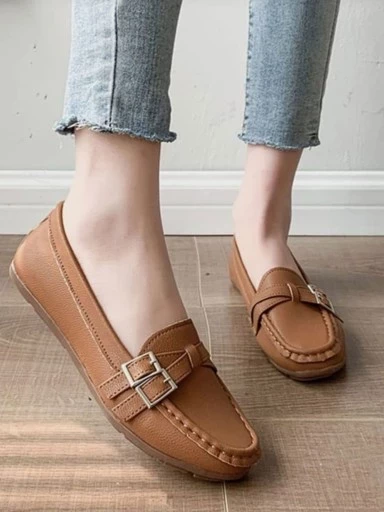 Tan 2025 loafers womens