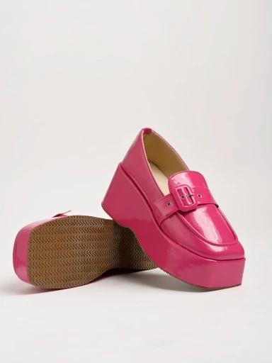Stylestry Stylish Patent Pink Casual Shoes For Women & Girls