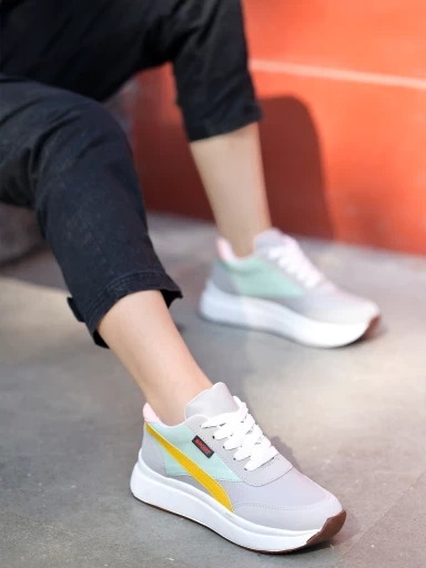 Buy Stylestry Smart Casual Comfortable Grey Sneakers For Women Girls