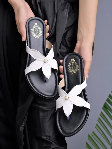 stylestry casual white flat sandals for women