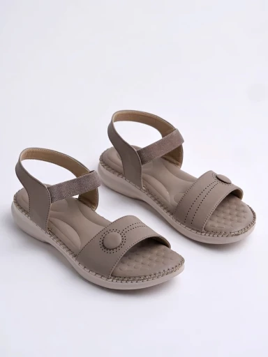 Shoetopia Orthopedic Comfortable Doctor Sole Brown Sandals For Women & Girls