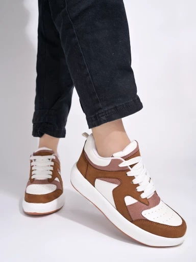 Stylestry Smart Casual White Sneakers For Women & Girls