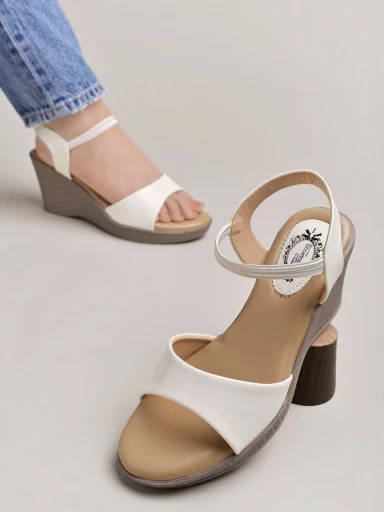Stylestry smart Casual White Wedges For Womne & Girls