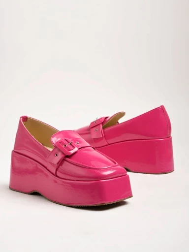 Stylestry Stylish Patent Pink Casual Shoes For Women & Girls