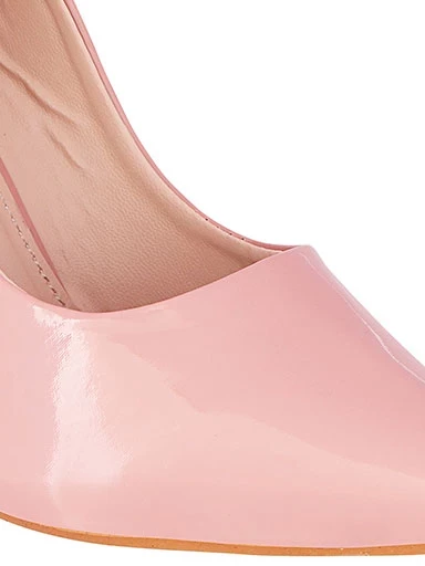 Stylestry Womens & Girls Pink Solid Stiletto Pumps