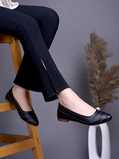 Stylestry Comfortable Black Bellies For Women & Girls