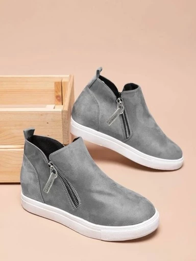 Stylestry Casual Comfotable Smart Casual Grey Sneakers For Women & Girls