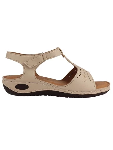 Stylestry Women's & Girl's Cream Ortho Care Dr Orthopaedic Super Comfort Fit Cushion Sandals