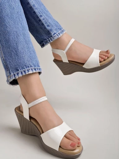 Stylestry smart Casual White Wedges For Womne & Girls