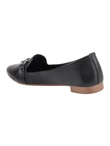 Stylestry Comfortable Front Buckle Black Belly For Women & Girls