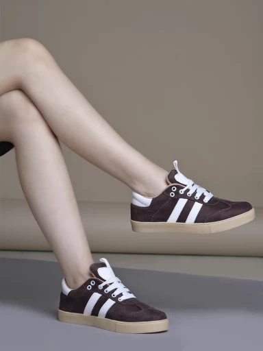 Stylestry Brown Smart Casual Shoes For Women & Girls