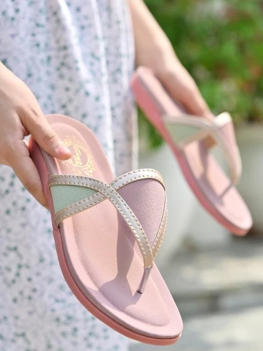 Stylestry Stylish & Comfortable Pink Flats For Women & Girls