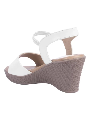 Shoetopia smart Casual White Wedges For Womne & Girls