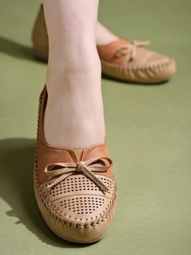 Stylestry Casual Beige Ballerinas For Women & Girls