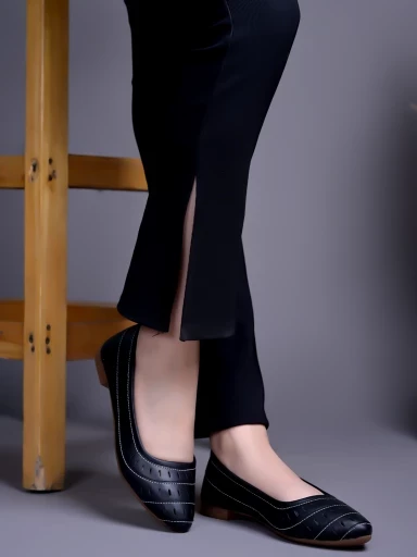 Stylestry Comfortable Black Bellies For Women & Girls