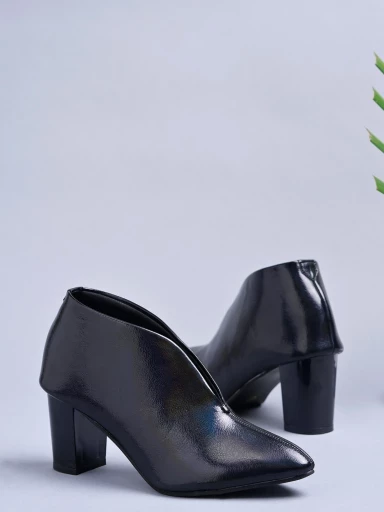 Stylestry Pointed Toe Black Mary Janes Pumps For Women & Girls