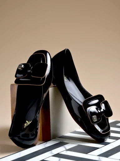 Stylestry Bow Detailed Black Marry Janes For Women & Girls