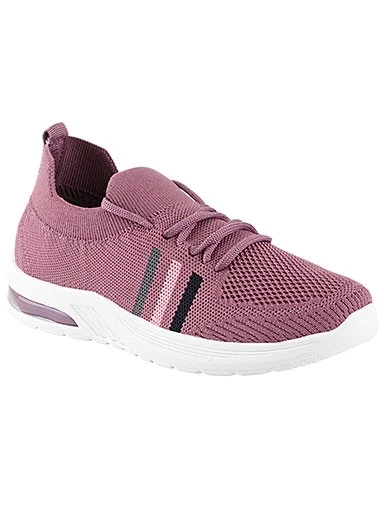 Stylestry Womens & Girls Purple Lace Up Casual Walking Shoes