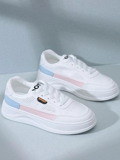 Shoetopia Smart Casual Comfortable White Sneakers For Women & Girls