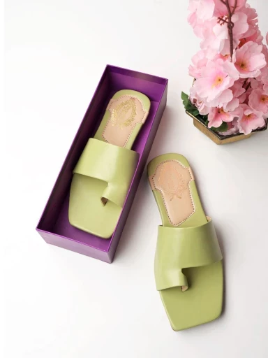 Stylestry One-Toe Slip-On Flats For Women & Girls