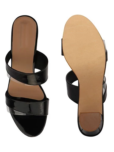 Stylestry Womens & Girls Black Solid Block Heels
