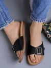 Stylestry Stylish Solid Black Flats For Women