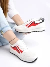 Stylestry Smart Casual White Sneakers For Women & Girls