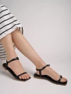 stylestry fashion comfortable casual black sandals for women