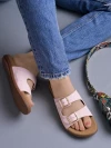 Stylestry Stylish Solid Pink Flats For Women