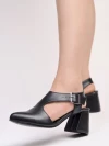 Stylestry Solid Pointed Toe Black Pumps For Women & Girls