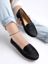 Stylestry Comfortable Casual Black Loafers For Women & Girls