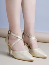 Stylestry Pointed Toe crisscross strap Pumps For Women & Girls