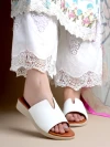 Stylestry Elegant White Wedges For Women & Girls
