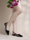 Stylestry Solid Pointed Toe Black Pumps For Women & Girls