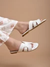 Stylestry Stylish Casual White Flats For Women & Girls